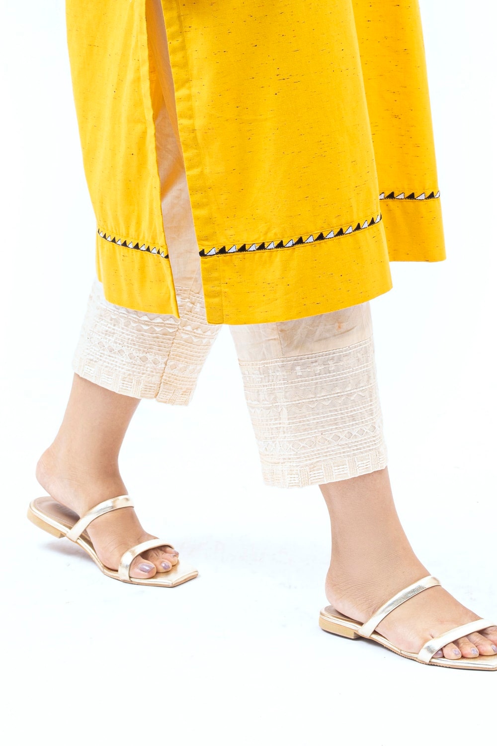 Cambric Embroidered Trouser