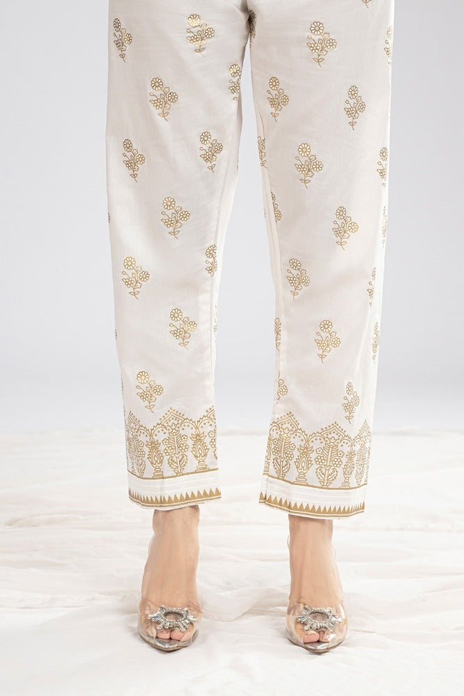 Cambric Block Printed Bottom WGK-TRS-SP-382