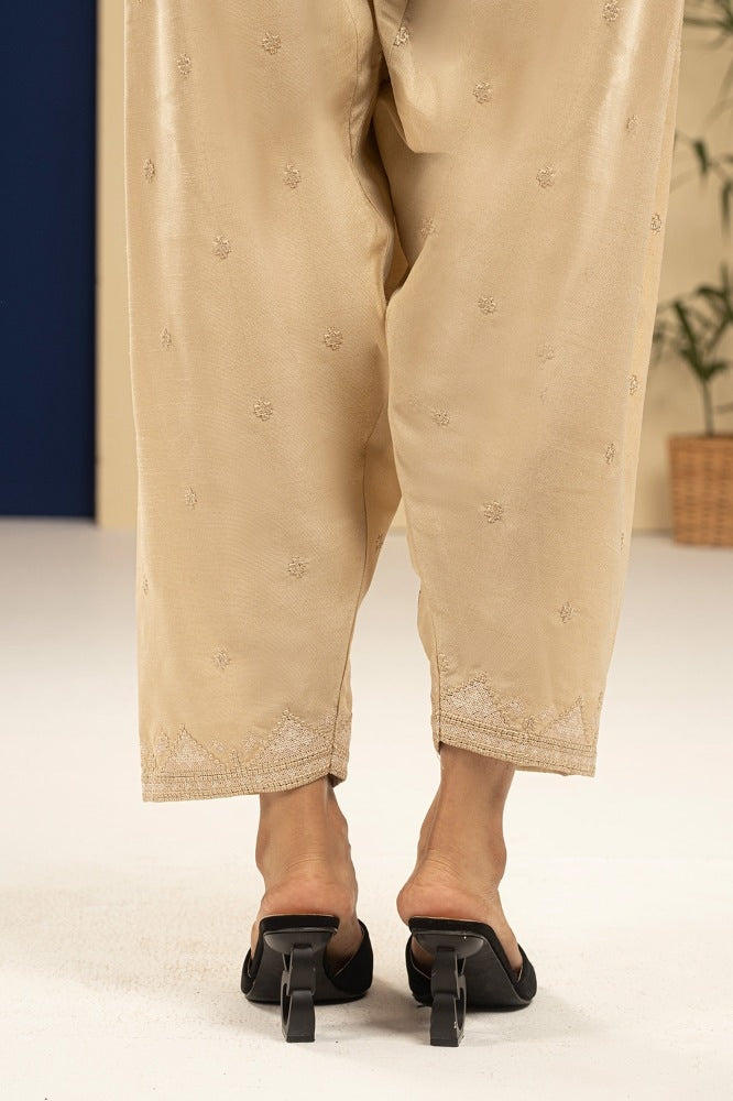 Rawsilk Embroidered Shalwar WGK-TRW-DE-515