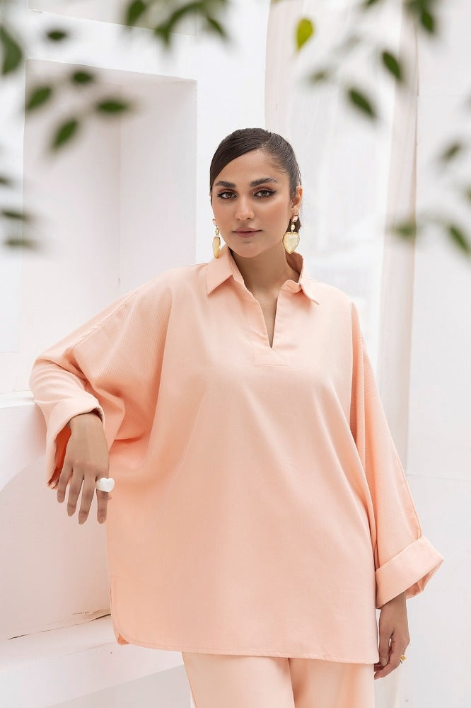 Twill Embroidered Shirt And Trouser