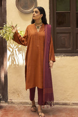 Yarn Dyed Shirt And Trouser With Dupatta WGK-YDS-DE-2558