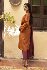 Yarn Dyed Shirt And Trouser With Dupatta WGK-YDS-DE-2558