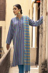 Jacquard Shirt And Dyed Trouser With Jacquard Dupatta WGK-YDS-DY-2559