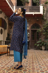 Jacquard Shirt And Dyed Trouser With Jacquard Dupatta WGK-YDS-DY-2567