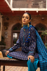 Jacquard Shirt And Dyed Trouser With Jacquard Dupatta WGK-YDS-DY-2567