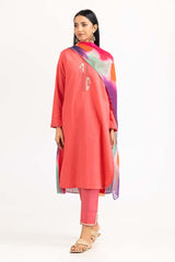 Har Roz Yarn Dyed Embroidered Shirt And Trouser with Printed Dupatta WGK-YDS-PE-2236