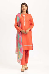 Har Roz Yarn Dyed Embroidered Shirt And Trouser with Printed Dupatta WGK-YDS-PE-2238