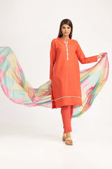 Har Roz Yarn Dyed Embroidered Shirt And Trouser with Printed Dupatta WGK-YDS-PE-2238