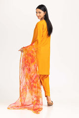 Har Roz Yarn Dyed Embroidered Shirt And Trouser with Printed Dupatta WGK-YDS-PE-2239