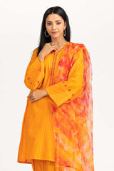 Har Roz Yarn Dyed Embroidered Shirt And Trouser with Printed Dupatta WGK-YDS-PE-2239