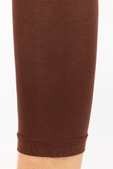 Dyed Cotton Spandex Jersey Ladies Tights WGKN-BRN-TGT-23-101