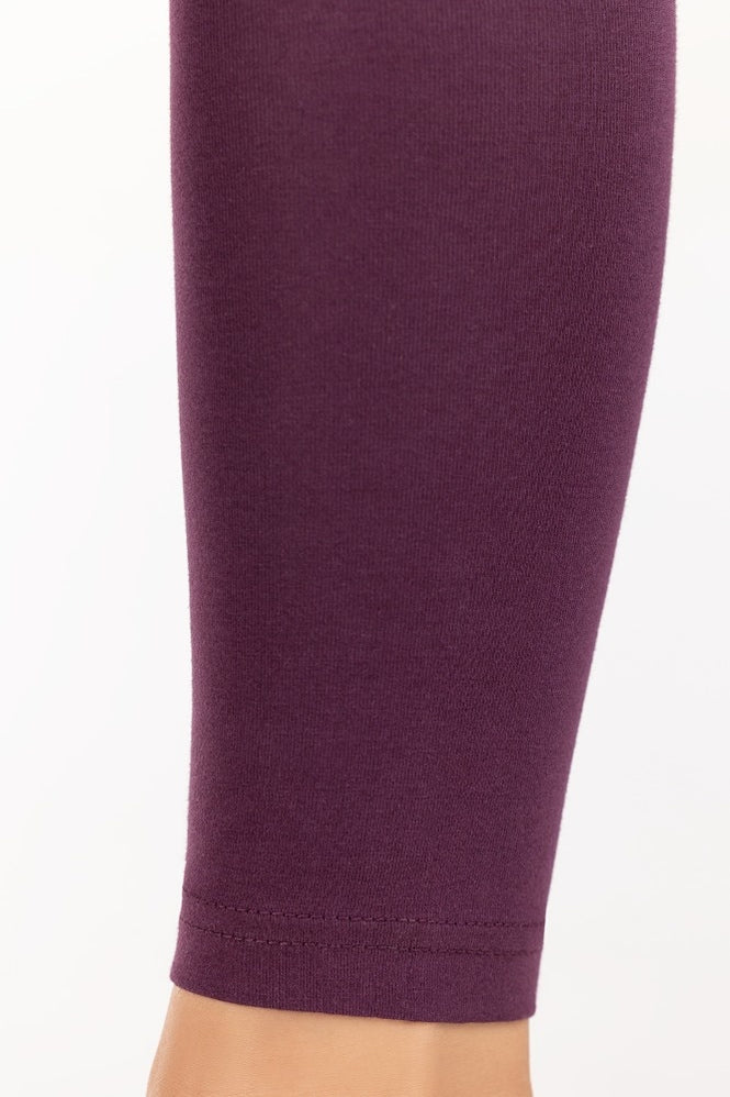 Dyed Cotton Spandex Jersey Ladies Tights