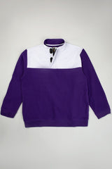 Quarter Zip Color Block Mock Neck Sweatshirt WGKN-W21-001 A