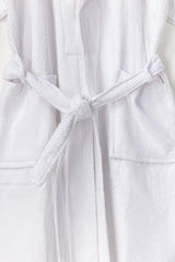White Combed Bathrobe 25