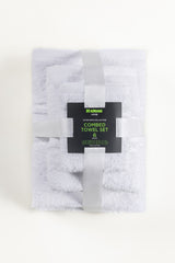 White Combed Towel 6Pcs Set