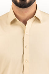 White Gold Unstitched Fabric Cotton-LF