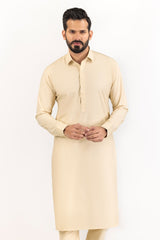 White Gold Unstitched Fabric Cotton-LF