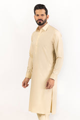 White Gold Unstitched Fabric Cotton-LF