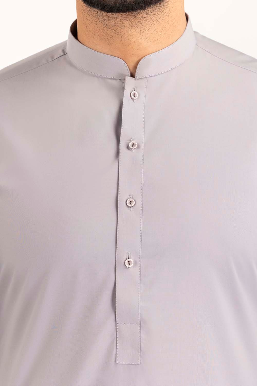 White Gold Unstitched Fabric Cotton-LF