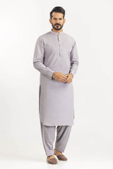 White Gold Unstitched Fabric Cotton-LF