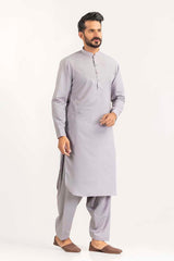White Gold Unstitched Fabric Cotton-LF