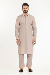 White Gold Unstitched Fabric Cotton-LF