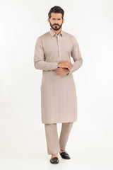 White Gold Unstitched Fabric Cotton-LF