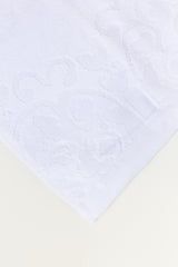 White Jacquard Dyed Towel 26