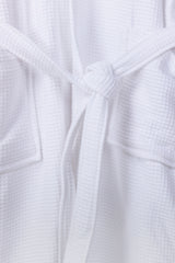 White Waffle Bathrobe 25