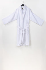 White Waffle Bathrobe 25