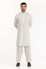 White Basic Kurta KR-PLN22-074