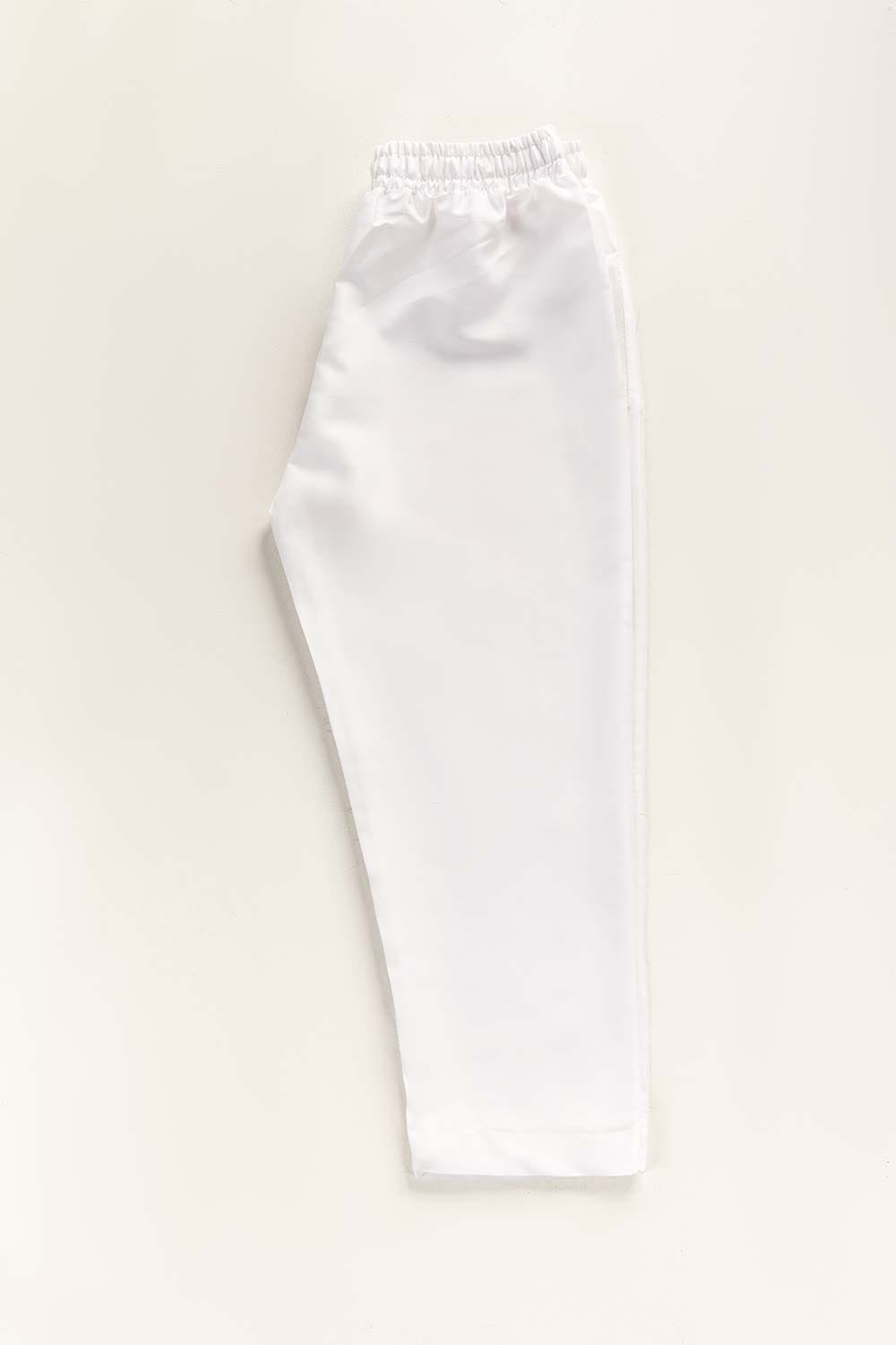 White Basic Pajama KPJ-BLD22-001