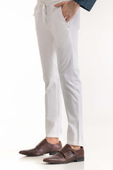 White Basic Pajama PJ-BLD22-003