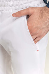 White Basic Pajama PJ-BLD23-002