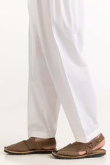 White Basic Shalwar KSH-CTN23-001