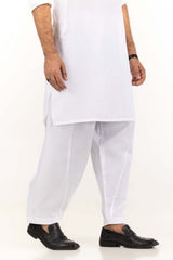 White Basic Shalwar SH-CTN23-001
