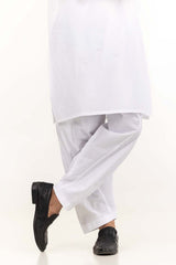 White Basic Shalwar SH-CTN23-001