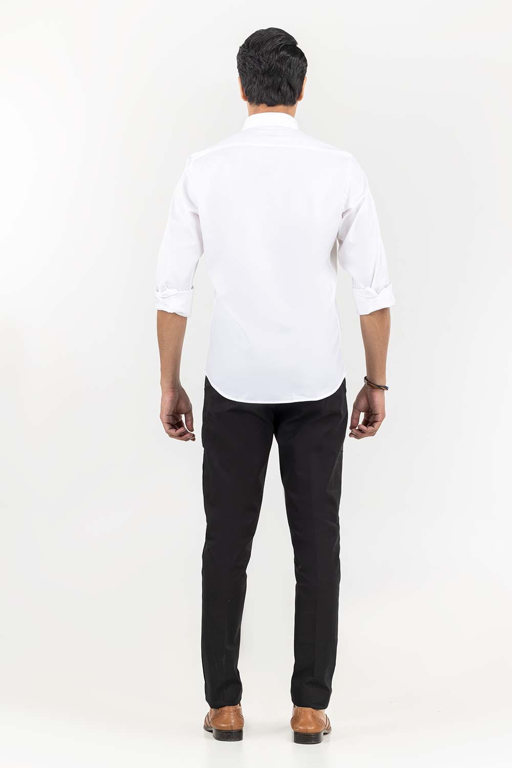 White Basic Smart Casual SC-YD22-007
