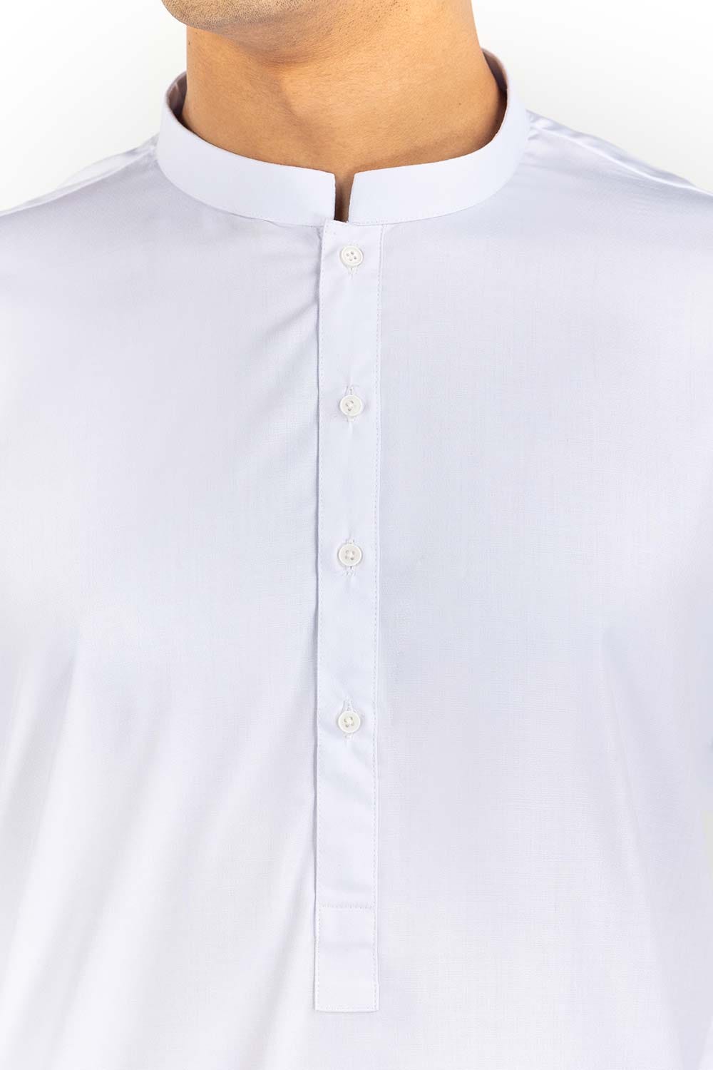 White Basic Shalwar Kameez Suit