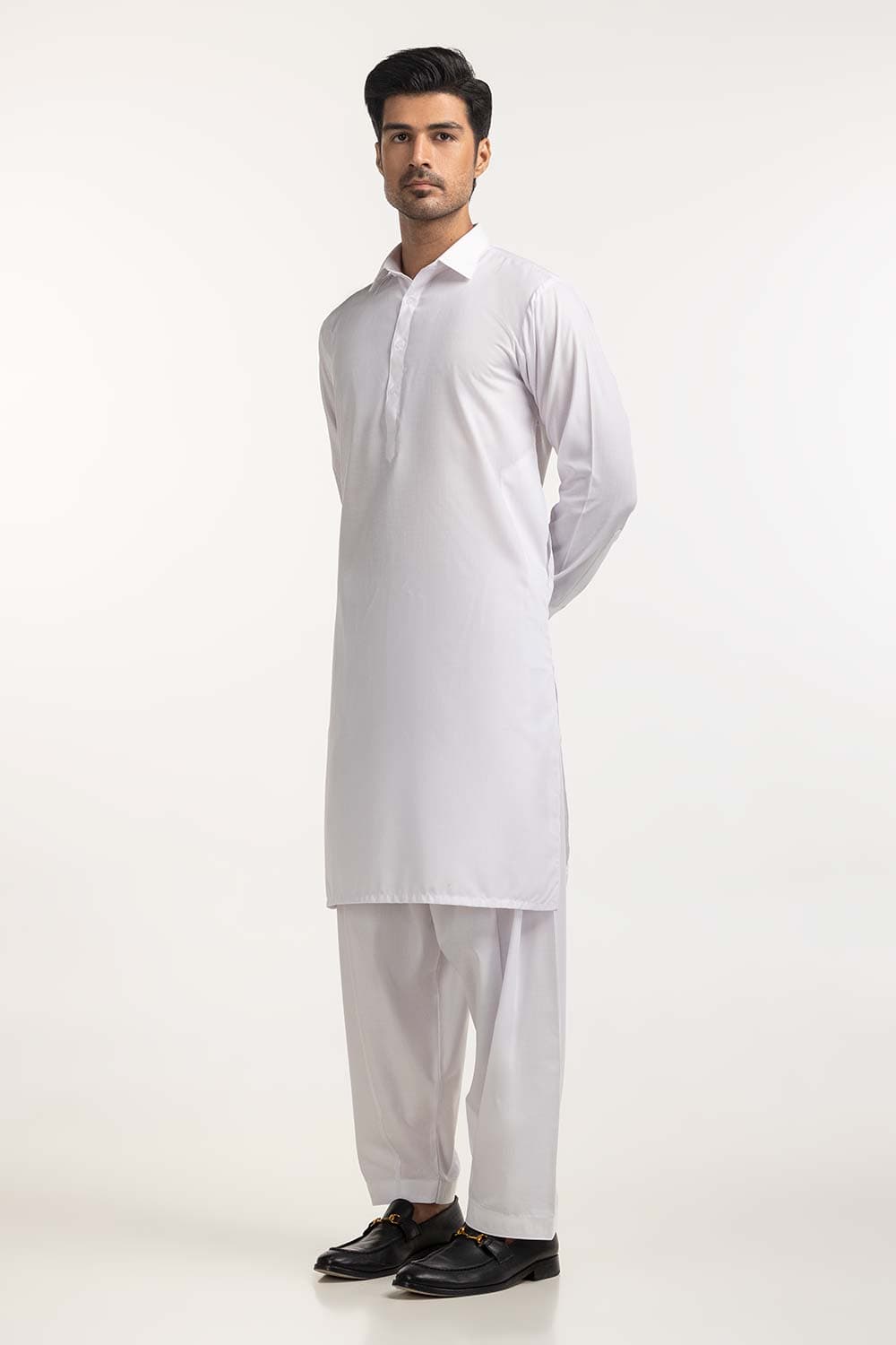 White Basic Suit SK-P24-076