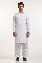 White Basic Suit SK-P24-076