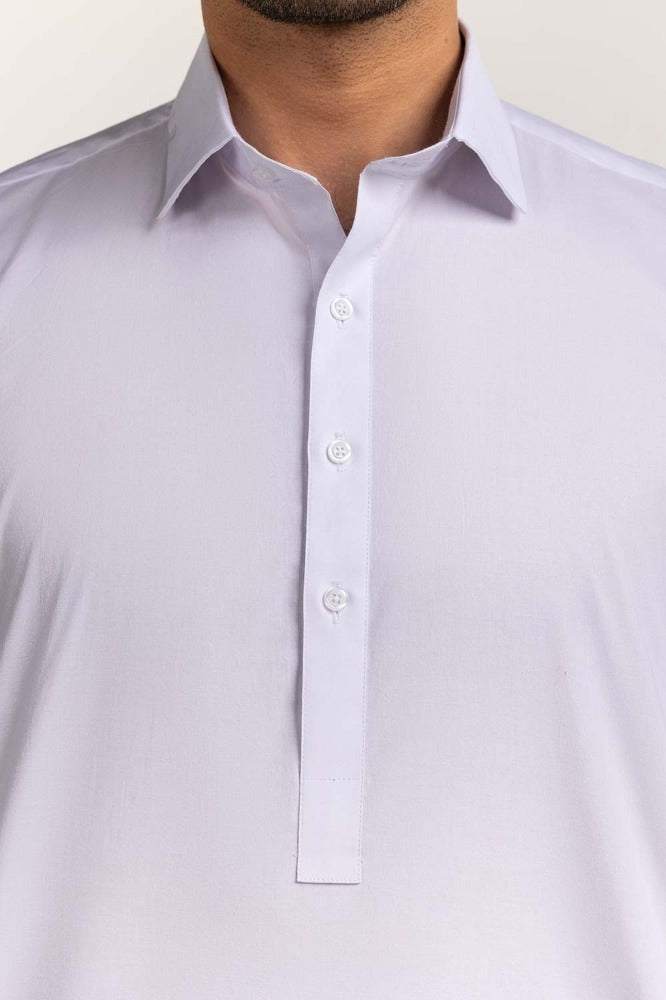 White Chairman Latha Suit