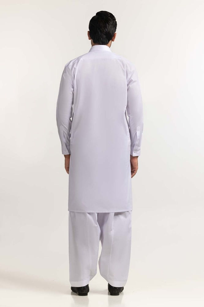 White Chairman Latha Suit