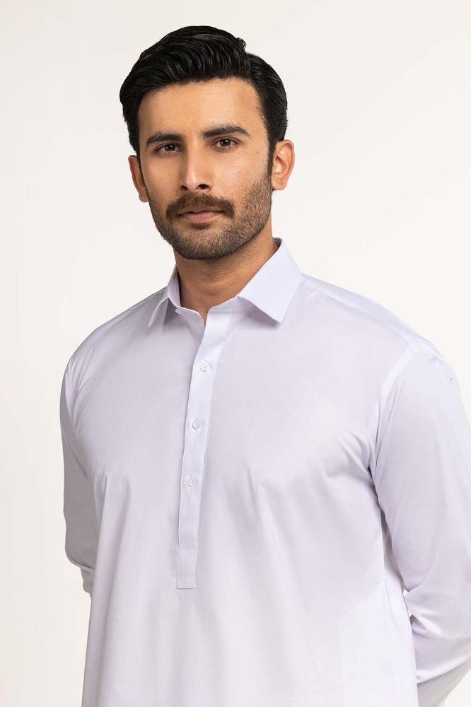 White Chairman Latha Suit