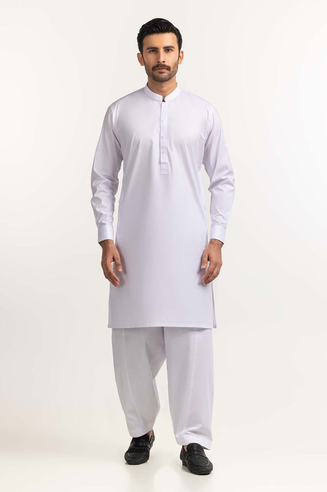 White Chairman Latha Suit