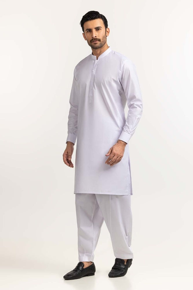 White Chairman Latha Suit