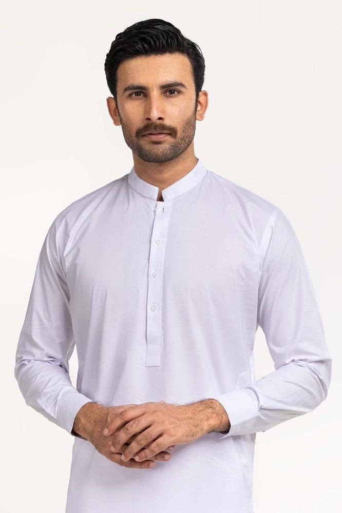 White Chairman Latha Suit