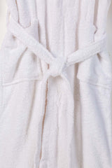 White Combed Bathrobe W