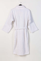 White Combed Bathrobe W