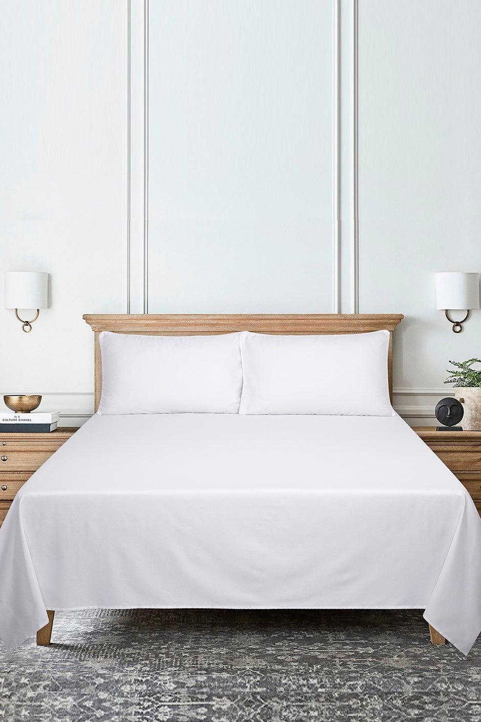 White Cube T-225 Bed Sheet Set